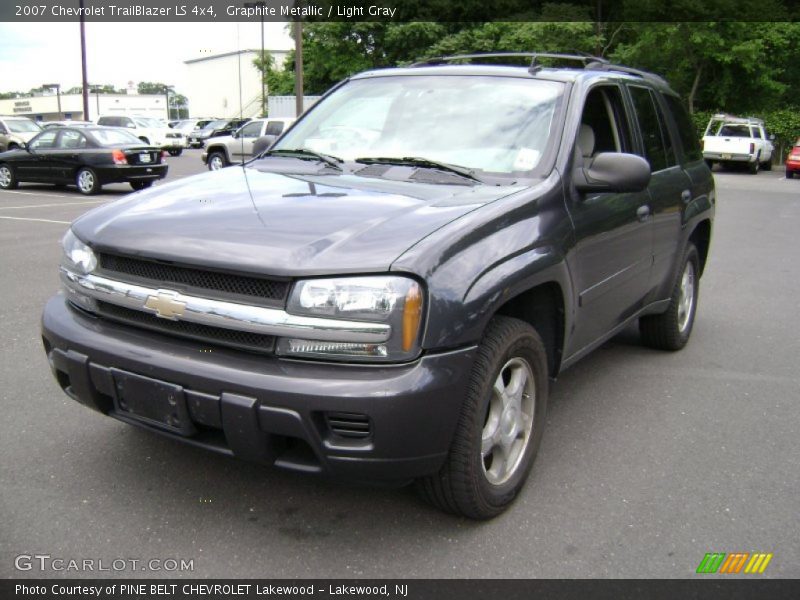 Graphite Metallic / Light Gray 2007 Chevrolet TrailBlazer LS 4x4