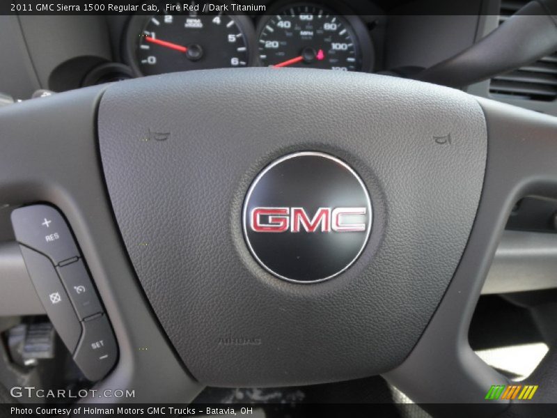 Fire Red / Dark Titanium 2011 GMC Sierra 1500 Regular Cab