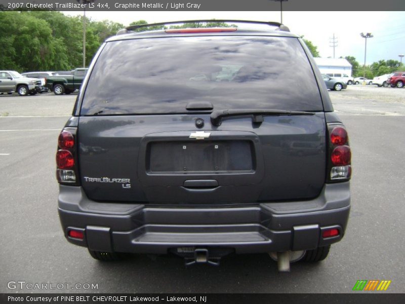 Graphite Metallic / Light Gray 2007 Chevrolet TrailBlazer LS 4x4