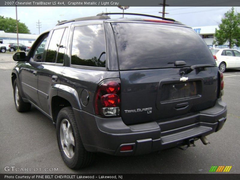 Graphite Metallic / Light Gray 2007 Chevrolet TrailBlazer LS 4x4