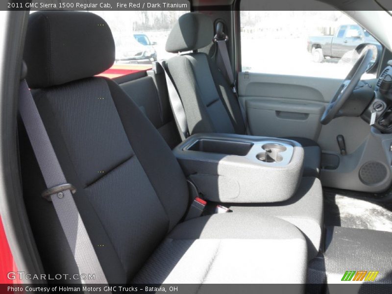 Fire Red / Dark Titanium 2011 GMC Sierra 1500 Regular Cab