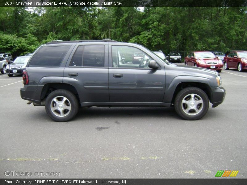 Graphite Metallic / Light Gray 2007 Chevrolet TrailBlazer LS 4x4