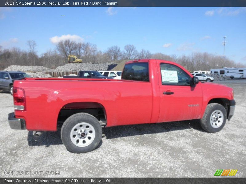 Fire Red / Dark Titanium 2011 GMC Sierra 1500 Regular Cab