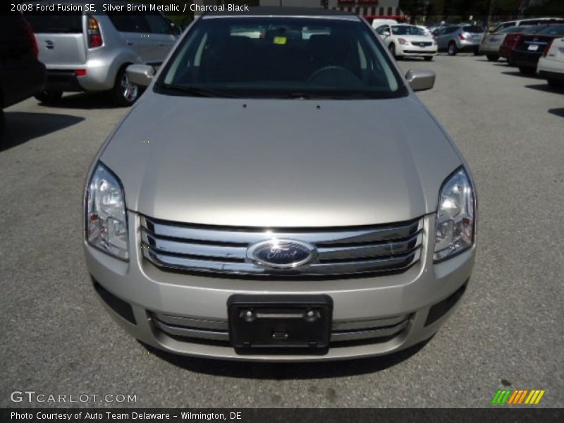 Silver Birch Metallic / Charcoal Black 2008 Ford Fusion SE