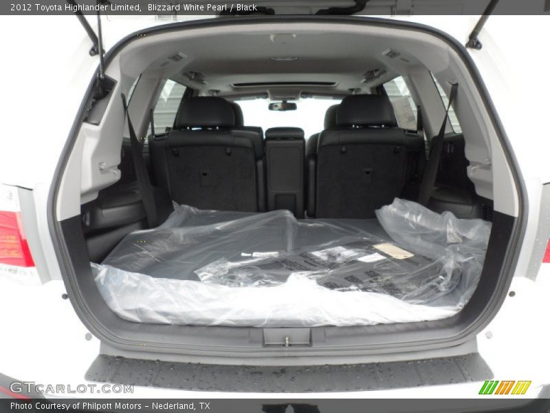 Blizzard White Pearl / Black 2012 Toyota Highlander Limited