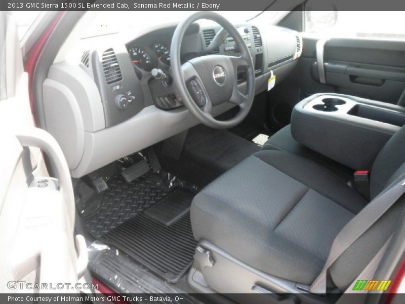 Sonoma Red Metallic / Ebony 2013 GMC Sierra 1500 SL Extended Cab