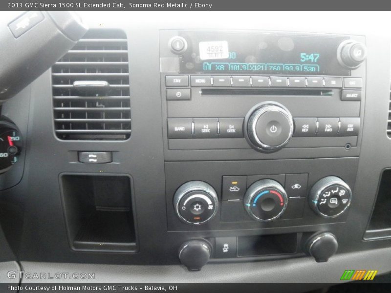 Sonoma Red Metallic / Ebony 2013 GMC Sierra 1500 SL Extended Cab