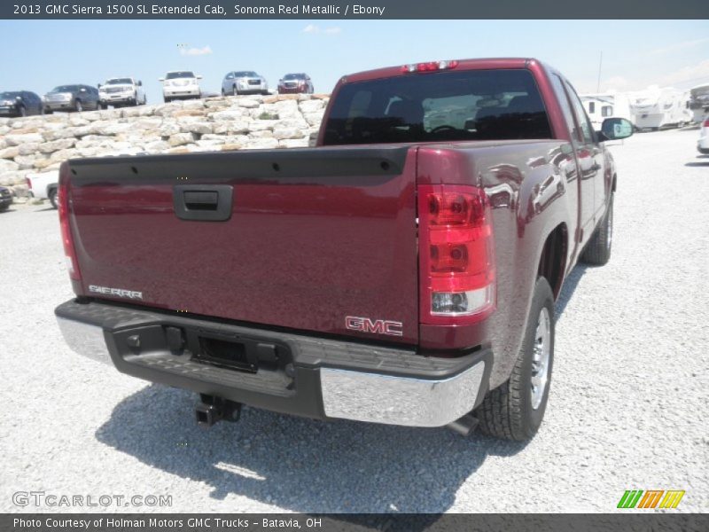 Sonoma Red Metallic / Ebony 2013 GMC Sierra 1500 SL Extended Cab