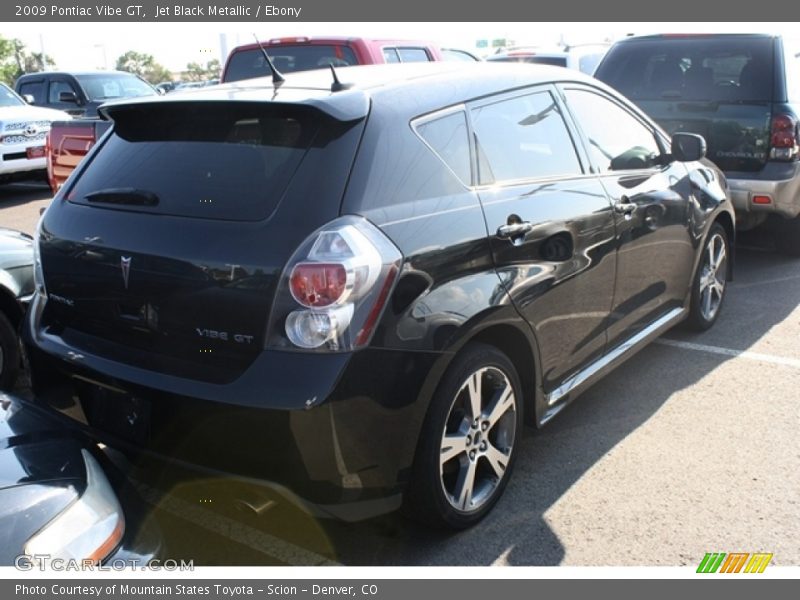 Jet Black Metallic / Ebony 2009 Pontiac Vibe GT