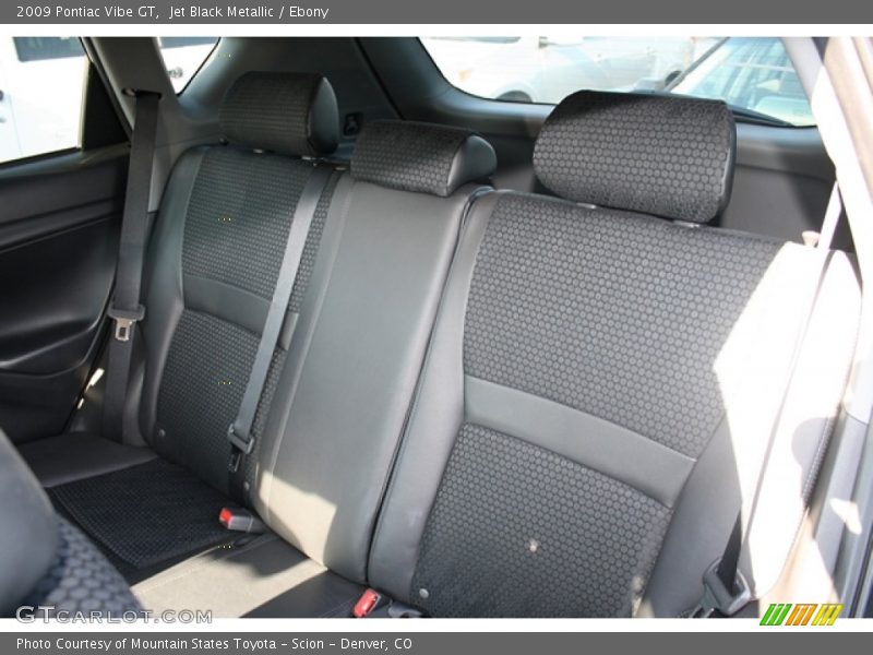 Jet Black Metallic / Ebony 2009 Pontiac Vibe GT