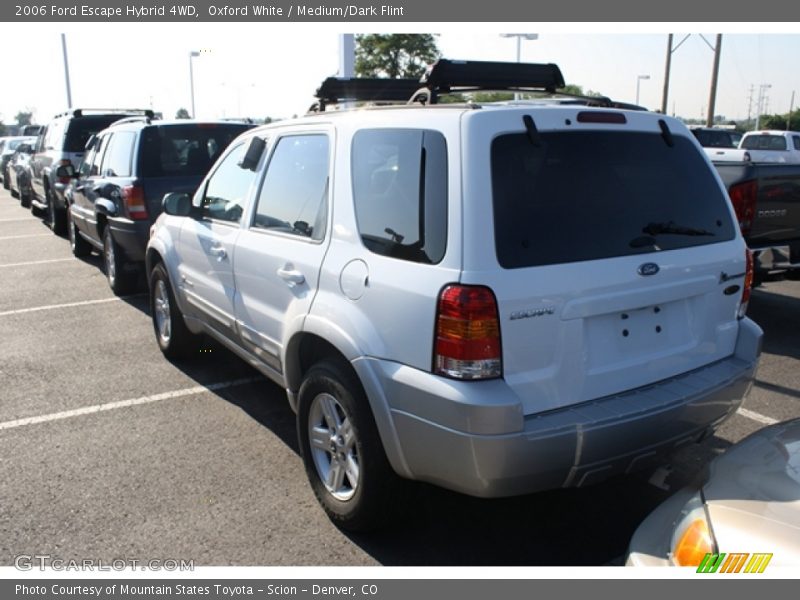 Oxford White / Medium/Dark Flint 2006 Ford Escape Hybrid 4WD