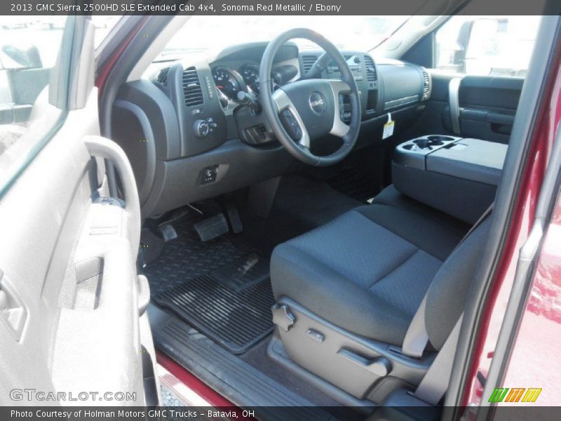Sonoma Red Metallic / Ebony 2013 GMC Sierra 2500HD SLE Extended Cab 4x4