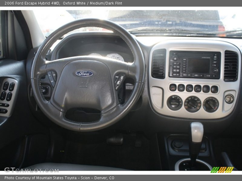 Oxford White / Medium/Dark Flint 2006 Ford Escape Hybrid 4WD