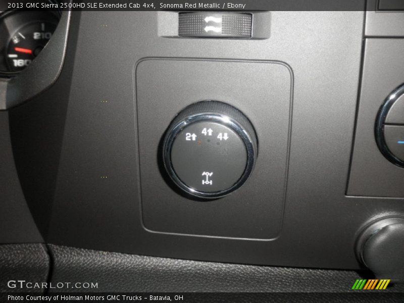 Controls of 2013 Sierra 2500HD SLE Extended Cab 4x4