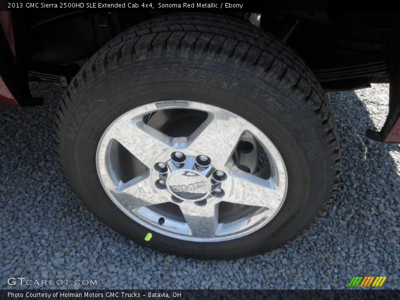Sonoma Red Metallic / Ebony 2013 GMC Sierra 2500HD SLE Extended Cab 4x4