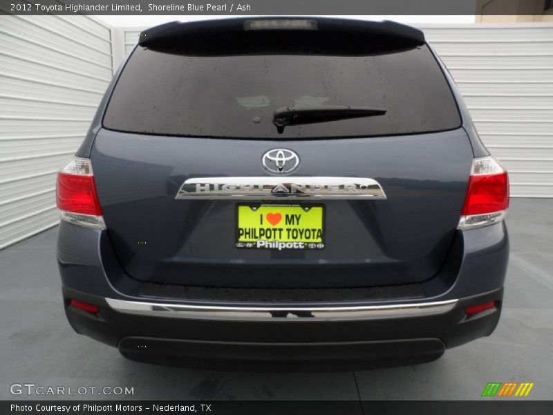 Shoreline Blue Pearl / Ash 2012 Toyota Highlander Limited