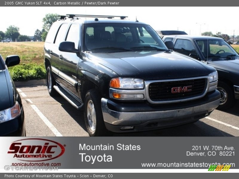 Carbon Metallic / Pewter/Dark Pewter 2005 GMC Yukon SLT 4x4