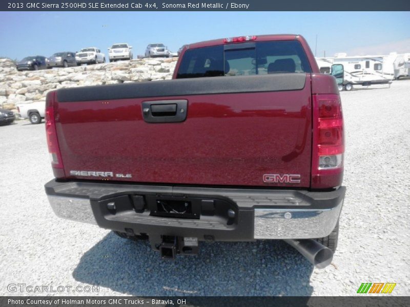 Sonoma Red Metallic / Ebony 2013 GMC Sierra 2500HD SLE Extended Cab 4x4