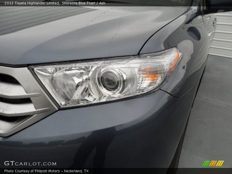 Shoreline Blue Pearl / Ash 2012 Toyota Highlander Limited