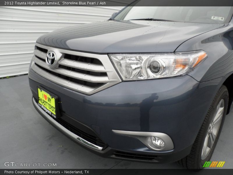 Shoreline Blue Pearl / Ash 2012 Toyota Highlander Limited