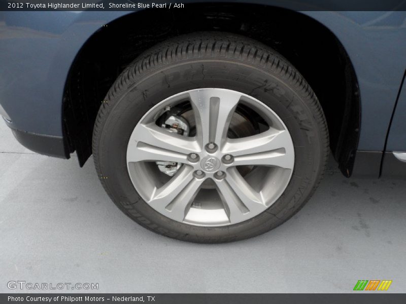 Shoreline Blue Pearl / Ash 2012 Toyota Highlander Limited