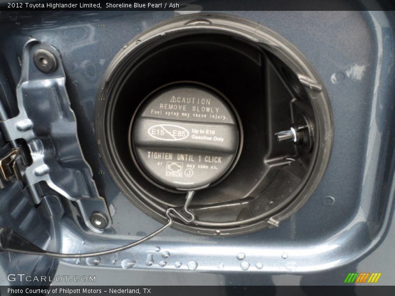 Shoreline Blue Pearl / Ash 2012 Toyota Highlander Limited