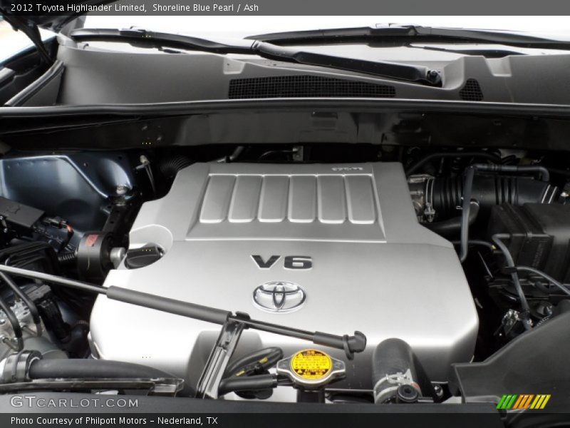 Shoreline Blue Pearl / Ash 2012 Toyota Highlander Limited