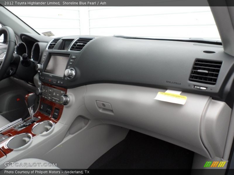 Shoreline Blue Pearl / Ash 2012 Toyota Highlander Limited