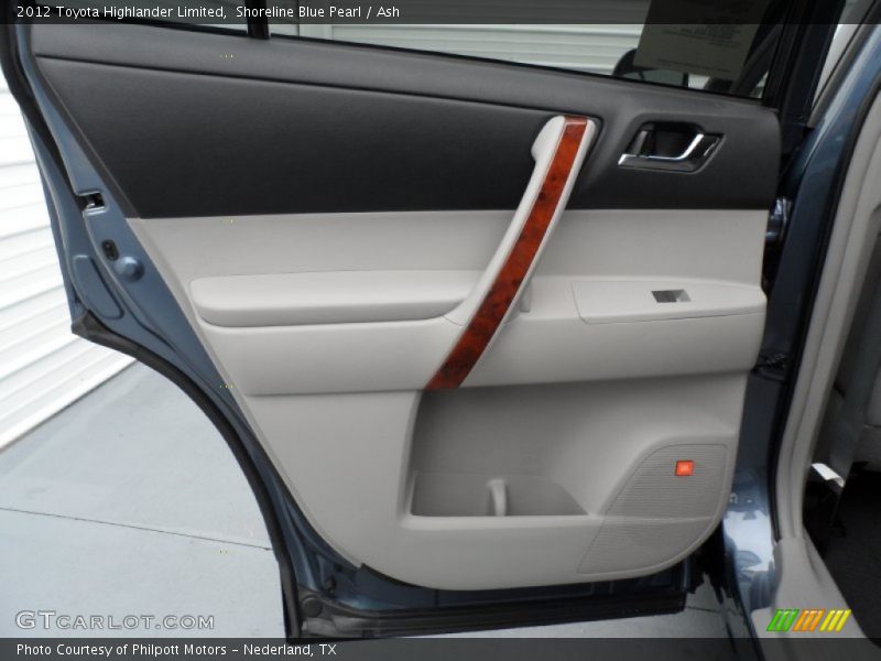 Shoreline Blue Pearl / Ash 2012 Toyota Highlander Limited