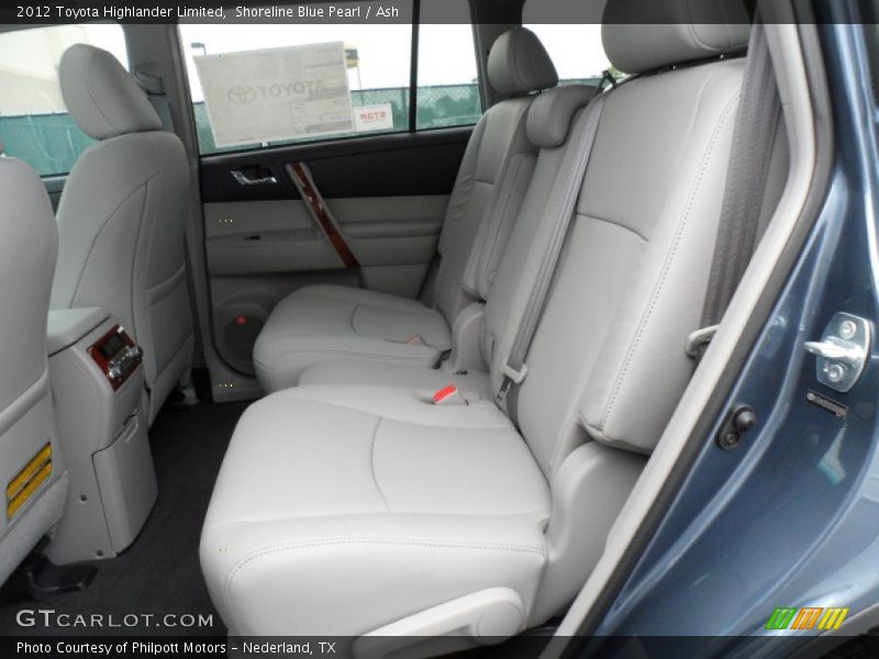 Shoreline Blue Pearl / Ash 2012 Toyota Highlander Limited