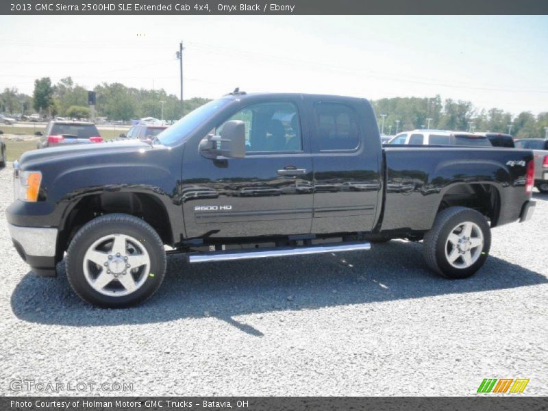 Onyx Black / Ebony 2013 GMC Sierra 2500HD SLE Extended Cab 4x4