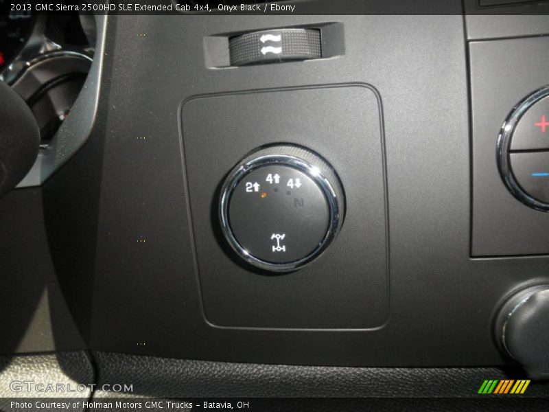 Onyx Black / Ebony 2013 GMC Sierra 2500HD SLE Extended Cab 4x4