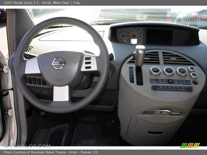 Nordic White Pearl / Gray 2005 Nissan Quest 3.5