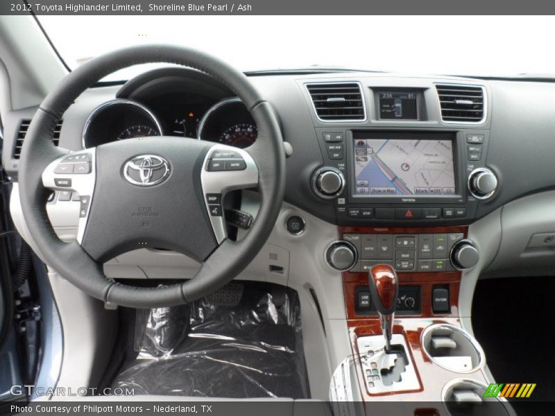 Shoreline Blue Pearl / Ash 2012 Toyota Highlander Limited
