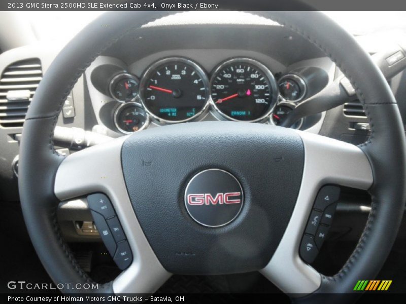 Onyx Black / Ebony 2013 GMC Sierra 2500HD SLE Extended Cab 4x4
