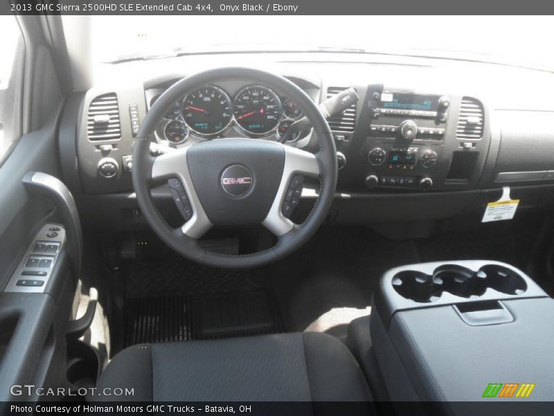 Onyx Black / Ebony 2013 GMC Sierra 2500HD SLE Extended Cab 4x4