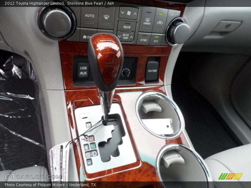 Shoreline Blue Pearl / Ash 2012 Toyota Highlander Limited