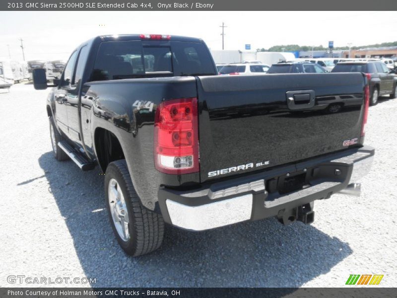 Onyx Black / Ebony 2013 GMC Sierra 2500HD SLE Extended Cab 4x4