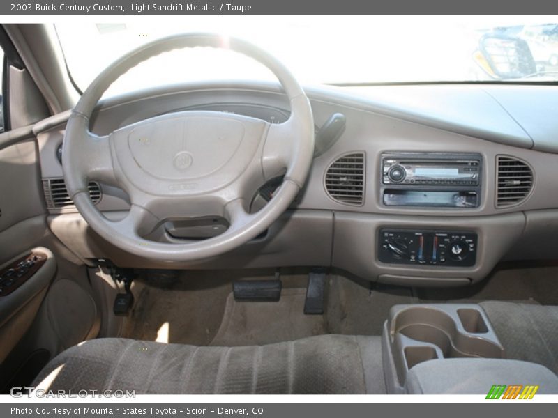 Light Sandrift Metallic / Taupe 2003 Buick Century Custom