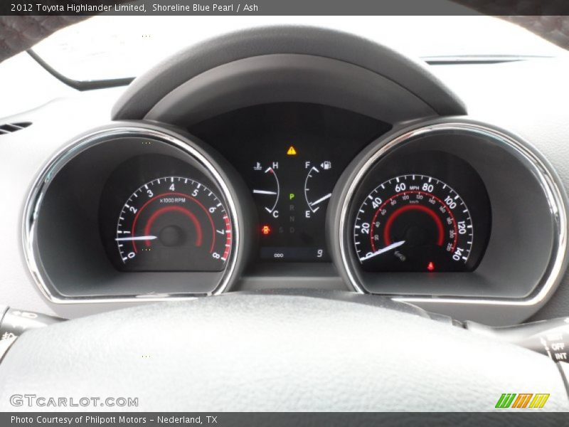 Shoreline Blue Pearl / Ash 2012 Toyota Highlander Limited