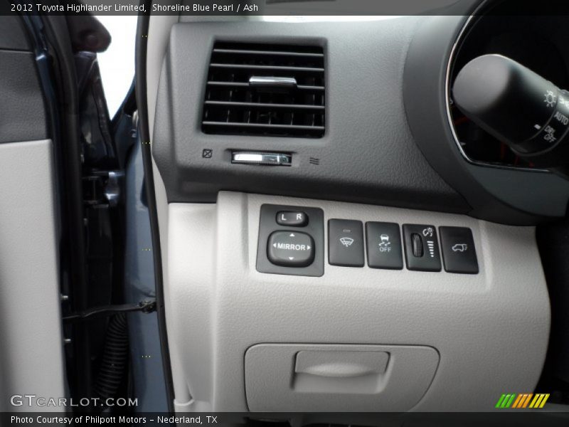 Shoreline Blue Pearl / Ash 2012 Toyota Highlander Limited