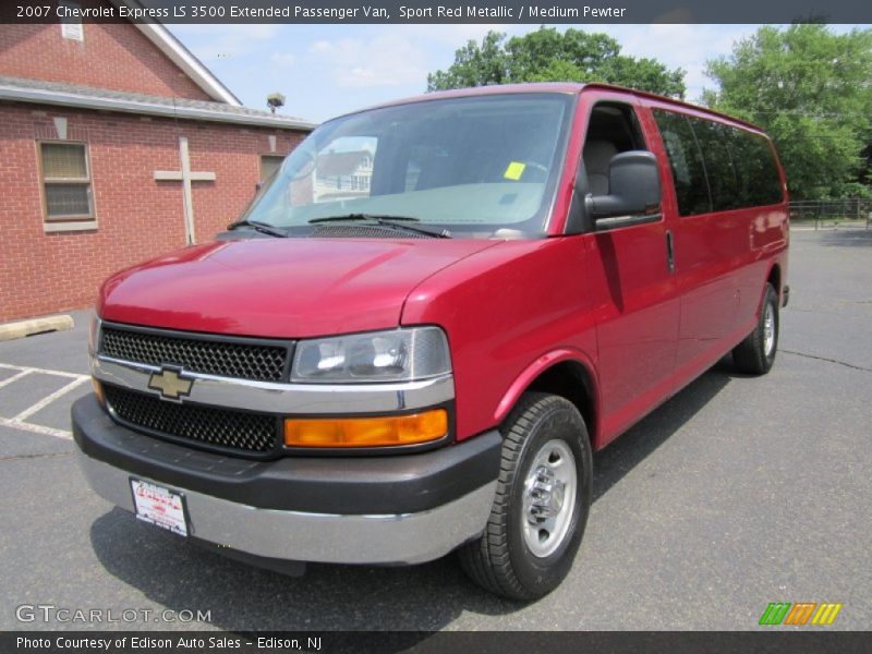 Front 3/4 View of 2007 Express LS 3500 Extended Passenger Van
