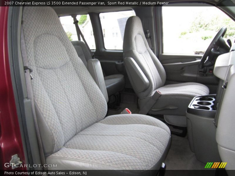 Sport Red Metallic / Medium Pewter 2007 Chevrolet Express LS 3500 Extended Passenger Van