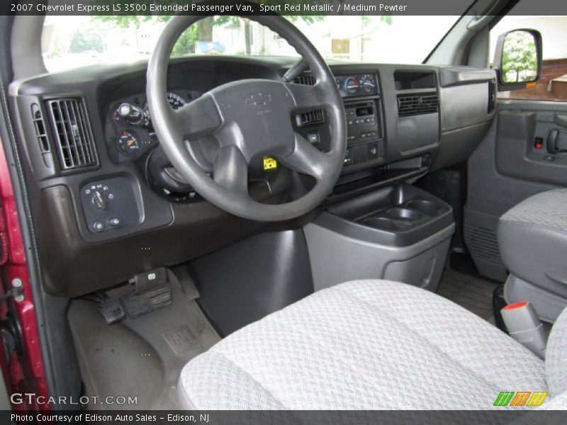Medium Pewter Interior - 2007 Express LS 3500 Extended Passenger Van 