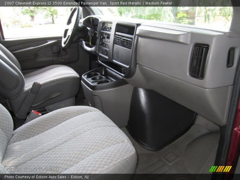 Sport Red Metallic / Medium Pewter 2007 Chevrolet Express LS 3500 Extended Passenger Van