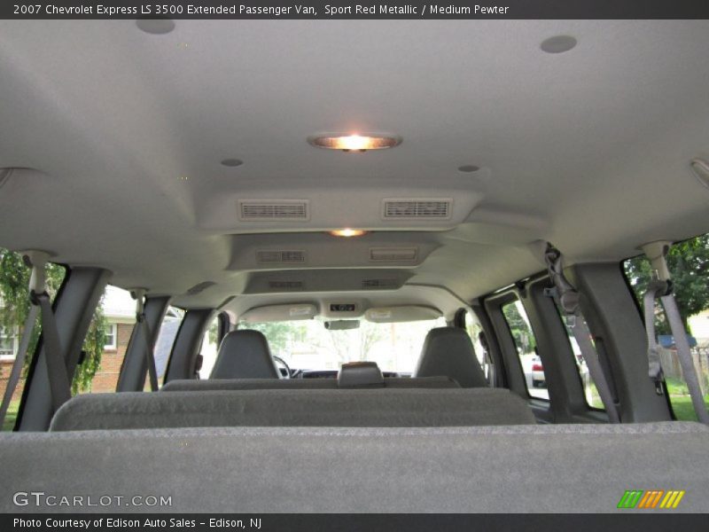 Sport Red Metallic / Medium Pewter 2007 Chevrolet Express LS 3500 Extended Passenger Van
