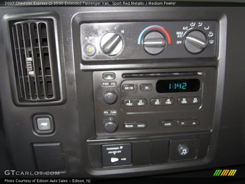 Controls of 2007 Express LS 3500 Extended Passenger Van