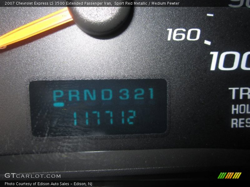 Sport Red Metallic / Medium Pewter 2007 Chevrolet Express LS 3500 Extended Passenger Van