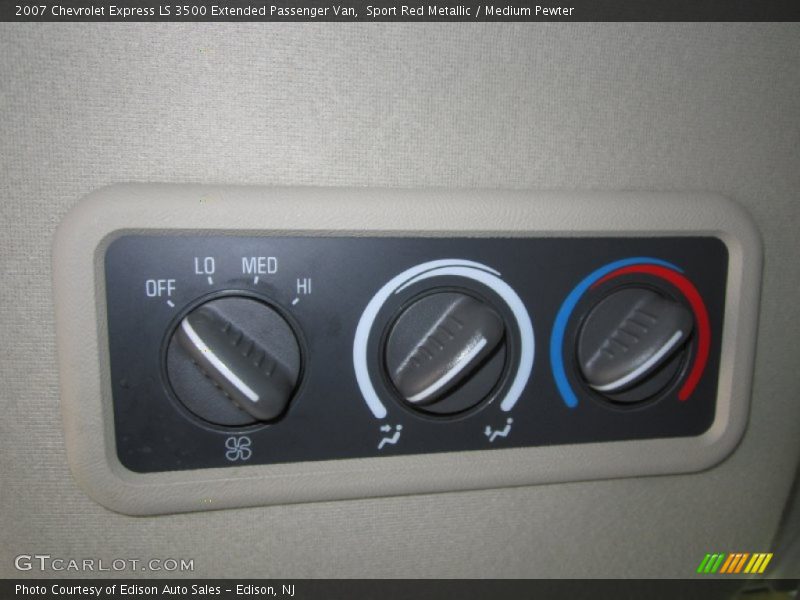 Sport Red Metallic / Medium Pewter 2007 Chevrolet Express LS 3500 Extended Passenger Van