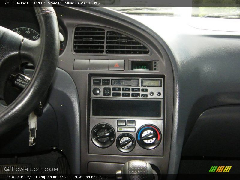Silver Pewter / Gray 2003 Hyundai Elantra GLS Sedan